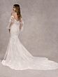 Adrianna Papell 31257 Petal Train Marie Sleeve Wedding Gown