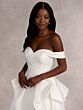 Adrianna Papell 31259 High Slit Off The Shoulder Wedding Gown