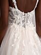 Adrianna Papell 31261 Spaghetti Straps Corset Bodice Bridal Dress