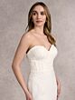 Adrianna Papell 31265 Petal Train Strapless Sweetheart Bridal Gown