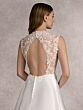 Adrianna Papell 31266 High Neck Cutout Back Wedding Dress