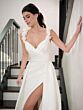 Adrianna Papell 31291 Applique Strap Corset Back Wedding Dress