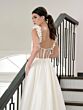 Adrianna Papell 31291 Applique Strap Corset Back Wedding Dress
