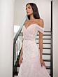 Adrianna Papell 31292 Off-The-Shoulder Trumpet Wedding Dress