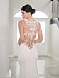 Adrianna Papell 31294 Illusion Back Petal Train Wedding Dress