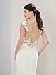 Adrianna Papell 31296 Illusion Sleeves V-Back Wedding Gown
