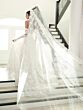 Adrianna Papell 31297 A-Line Lace Illusion Side Wedding Gown