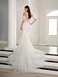 Adrianna Papell 31298 Sweetheart Neck Detached Sleeve Wedding Gown