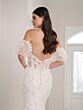 Adrianna Papell 31298 Sweetheart Neck Detached Sleeve Wedding Gown