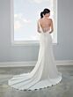 Adrianna Papell 31300 Cowl Back Asymmetric Neck Bridal Dress