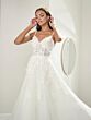 Adrianna Papell 31301 Strappy Back Sweetheart Neck Bridal Dress