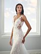 Adrianna Papell 31304 Scoop Back Plunging Neck Bridal Gown