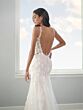 Adrianna Papell 31304 Scoop Back Plunging Neck Bridal Gown