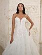 Adrianna Papell 31305 Ruffle Skirt Strapless Bridal Gown