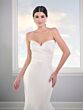 Adrianna Papell 31306 Illusion Topper Strapless Bridal Gown