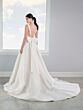 Adrianna Papell 31307 Bow Back Pleated Midriff Bridal Gown
