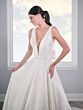 Adrianna Papell 31307 Bow Back Pleated Midriff Bridal Gown