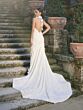 Adrianna Papell 31330 Back Button Halter Neck Wedding Gown