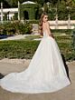 Adrianna Papell 31331 Pleated Skirt Basque Waist Lace Wedding Dress