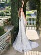 Adrianna Papell 31337 Strapless Scalloped Hem 2-Piece Wedding Dress