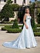 Adrianna Papell 31339P Back Button Cowl Neck Floral Bridal Dress