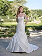 Adrianna Papell 31342 Strapless Scoop Neck Drape Skirt Bridal Gown
