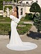 Adrianna Papell 31346 Lace Sweetheart Neck Front Bow Bridal Gown
