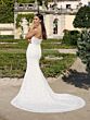 Adrianna Papell 31346 Lace Sweetheart Neck Front Bow Bridal Gown
