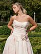 Adrianna Papell 31347 Scoop Neck Drop Waist Floral Wedding Dress