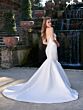 Adrianna Papell 31348 Bow Neck Open Back Mermaid Bridal Gown