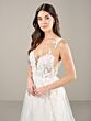 Adrianna Papell 31274 Lace Applique A-Line Wedding Gown