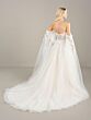 Adrianna Papell 31277 Removable Sleeve Illusion Bridal Gown