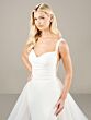 Adrianna Papell 31283 Strappy Back Organza Overskirt Bridal Dress