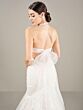 Adrianna Papell 31284 Bow Back Halter Neck Bridal Dress