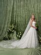 Adrianna Papell 31354 Scoop Neckline Strapless Wedding Dress