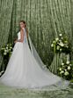 Adrianna Papell 31356 Tulle Skirt Sweep Train Wedding Dress