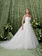 Adrianna Papell 31356 Tulle Skirt Sweep Train Wedding Dress