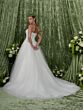 Adrianna Papell 31356 Tulle Skirt Sweep Train Wedding Dress
