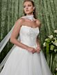 Adrianna Papell 31356 Tulle Skirt Sweep Train Wedding Dress