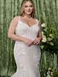 Adrianna Papell 31359 Sweetheart Neckline Lace Wedding Dress