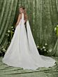 Adrianna Papell 31361 Sweep Train Satin Wedding Dress