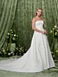 Adrianna Papell 31361 Sweep Train Satin Wedding Dress