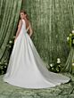 Adrianna Papell 31365 Sweep Train Plunging V-Neck Wedding Dress