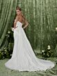 Adrianna Papell 31366 Sweetheart Neckline Peplum Wedding Dress