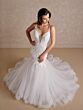 Adrianna Papell 31176 Illusion Back Wedding Gown