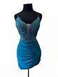 Aerie Couture 823 Tulip Skirt Plunging Neckline Dress
