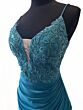 Aerie Couture 823 Tulip Skirt Plunging Neckline Dress