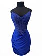 Aerie Couture 827 Ruched Skirt Sweetheart Neck Dress
