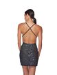 Alyce Paris 84009 Criss Cross Back Embellished Dress