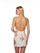 Alyce Paris 84004 Scallop V-Neckline Spaghetti Strap Dress